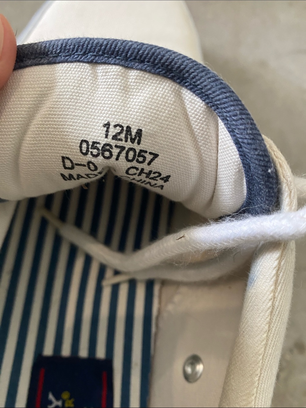 Sperry Men's Cream Canvas Low-Top Sneakers - Picture 7 of 7